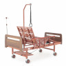Кровать для лежачих больных электрическая MED-MOS DB-7 ЛДСП (коричневый) без матраса