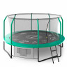 Батут Unix line Supreme Game с внутренней сеткой 14 футов - 430 см (зеленый) (TRUSUG14GR)