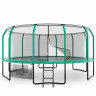 Батут Unix line Supreme Game с внутренней сеткой 16 футов - 488 см (зеленый) (TRUSUG16GR)