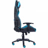 Кресло Everprof Lotus S16 Экокожа Голубой/Черный