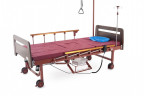 Кровать для лежачих больных электрическая MMED-MOS YG-2 (ЛДСП кор, 6 секций, матрас, уголки, столик, ванночка, К, ТУ)