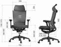 Кресло с поясничной поддержкой SCHAIRS ZEN2-М01B, Цвет: серый